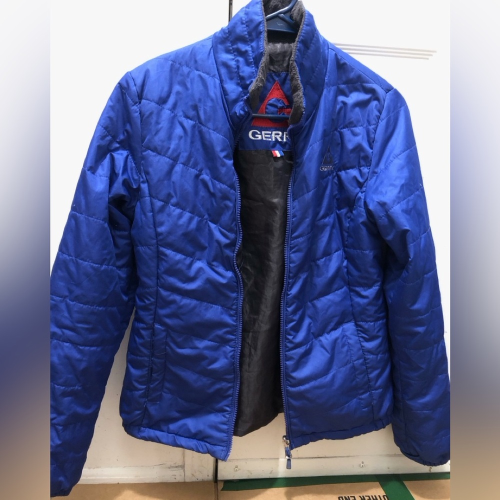 GERRY BLUE SKI JACKET, good cond sz small women’s
